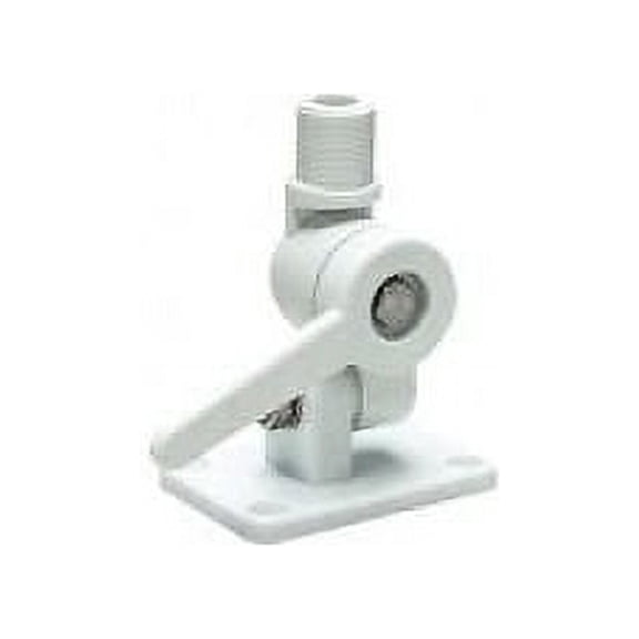 SeaChoice New Antenna Ratchet Mount, White, Nylon, 50-19500