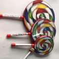 thumbnail image 4 of ZheElen Lollipop Hand Drum Easy-to Musical Learning Toy For Kids Colorful Rainbow Hand Drum Stick Toy Set 8inch, 4 of 6