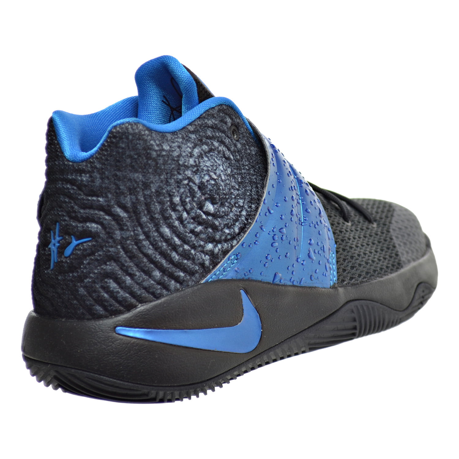 Kyrie 2 'Wet' Big Kid's Shoes Black/Blue Glow/Anthracite 826673-005 - Walmart.com
