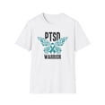 thumbnail image 2 of Teal Ribbon, Gildan Unisex Softstyle T-Shirt, PTSD Graphic Tee, S-3XL, 2 of 5