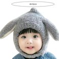 thumbnail image 5 of Crochet Baby Beanie Earflaps Toddler Girl Boy Knit Infant Hats Warm Cap Lined Polyester, 5 of 8