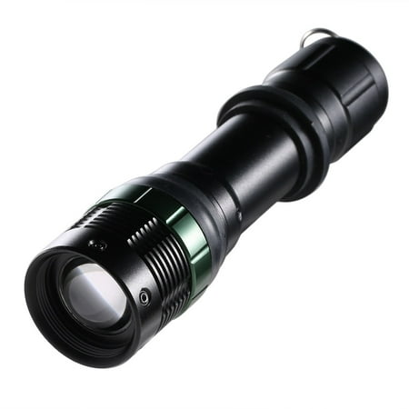 Flashlight Torch Light (Super Bright Skid-proof Adjustable 3000Lumen Zoomable LED Flashlight Torch Zoom Light for Self Safety,)