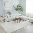 thumbnail image 1 of Rug Branch Astra Modern Indoor Area Rug, Beige Cream, Abstract - Living Room, Bedroom, Dining Room, and Kitchen, 1 of 7
