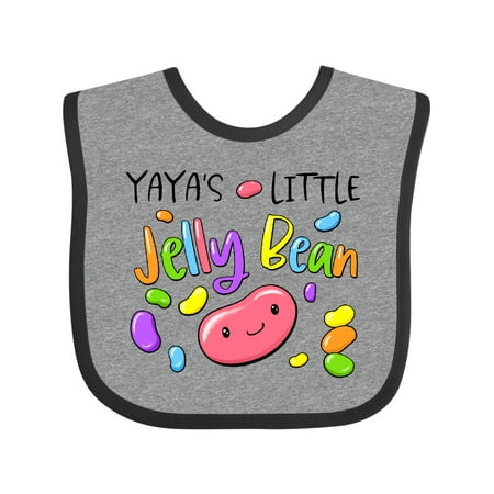 

Inktastic Yaya s Little Jellybean Cute Easter Candy Gift Baby Boy or Baby Girl Bib