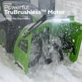 thumbnail image 5 of Greenworks 60V 24" Cordless Brushless Two-Stage Snow Blower with (2) 8.0Ah Batteries & Dual-Port Charger, 5 of 10