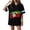 Black Short Sleeve, variant on Mexico Soccer Jersey for Women Short Sleeve Y2k Summer Tops Crew Neck Comfy Soccer 2026 Shirts Spain Brazil Argentina France Germany Portugal Black 2XL