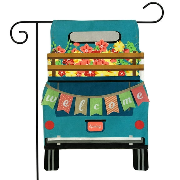 Briarwood Lane Springtime Pickup Burlap Garden Flag