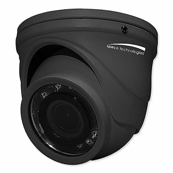Speco 4MP HD-TVI Mini IR Turret Outdoor Security Camera w/2.9mm Lens