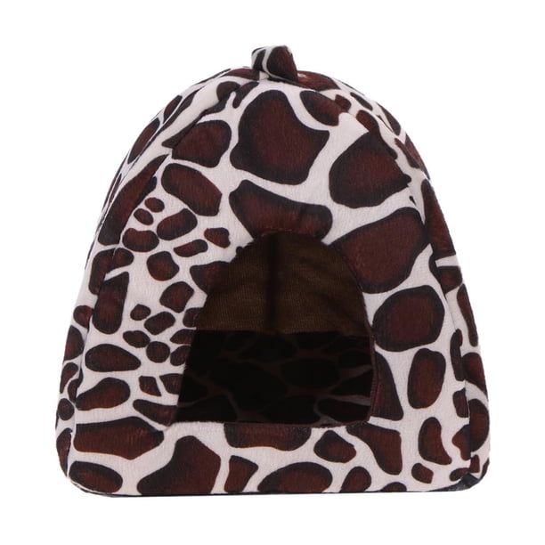 Wdftyju Cute Strawberry Pet Kennel lavable casa de perro suave de doble propósito (marrón/S) Wdftyju 1fp8ce8fp6fl7gp0D21
