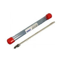 TEMO SF-3L6 NF Aluminum Cut Carbide Rotary Burr File, 3/8 Inch (9.5 mm) Head Roundtree, 1/4 Inch (6.35 mm) Diameter 6 Inch (152 mm) Long Shank