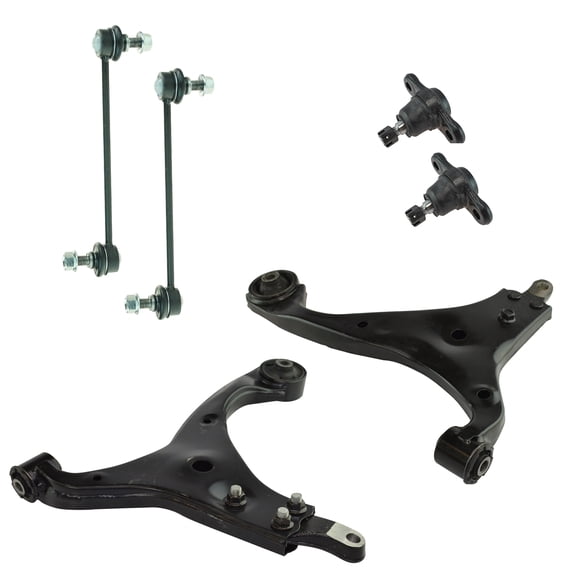 Front Lower Control Arm Ball Joint Sway Bar Link Suspension Kit Set 6pc PSA65801
