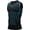 Black, variant on Men Shirt,Quick-Drying Breathable Sleeveless Elastic Vest,Ionic Compression Shape,Build Toned Body Running & Performance