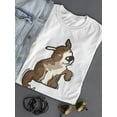 thumbnail image 3 of Cute Brown Dog T-Shirt Women -Image by Shutterstock, Female x-Large, 3 of 4