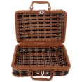 thumbnail image 4 of Retro Handwoven Storage Box with Picnic Basket Design for Creative Storage U, 4 of 5