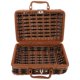 thumbnail image 4 of Retro Handwoven Storage Box with Picnic Basket Design for Creative Storage U, 4 of 5