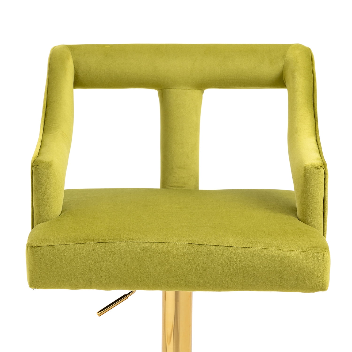 Kepooman Counter Height Bar Stools, Swivel Adjustable Barstools with Back, Set of 1, Green Kepooman Counter Height Bar Stools, Swivel Adjustable Barstools with Back, Set of 1, Green