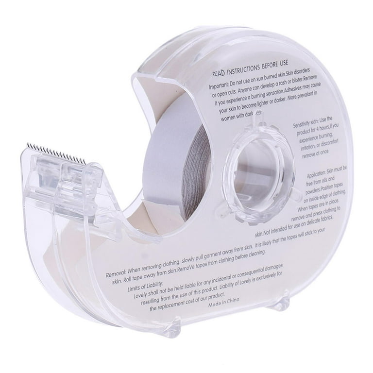 4 Pieces Clear Double-Sided Lingerie Tape Adhesive Clothing Body Tape 