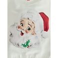 thumbnail image 6 of TSEXIEFOOFU Toddler Baby Christmas Autumn Pullover Santa Letter Print Long Sleeve Round Neck Sweatshirt for Boys Girls, 6 of 8