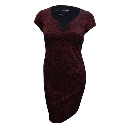 Metallic Shift Dress - Connected Women's Metallic Shift Dress