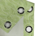 thumbnail image 4 of Ambesonne Leaves Grommet Curtain, Green Curvy Twigs Botany, 50" x 84", Pale Green White, 4 of 6