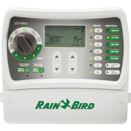Rainbird SST-400i 4 Station indoor Automatic Sprinkler (Best Rated Sprinkler Timers)