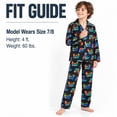 thumbnail image 6 of Beverly Hills Polo Club Boys Pajama Set Lightweight Button Down Long Sleeve Pajamas and Pajama Pants, 6 of 7