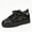 Black, variant on CHICVOMEY Sneakers for Women Fashion Thick Soled Lace Up Breathable Tennis Shoes Lightweight Comfortable for Summer Walking Work Beach Casual
