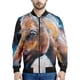thumbnail image 3 of Nuevo abrigo para hombre con estampado 3D de caballos, chaqueta de calle de moda de manga larga, chaqueta de vuelo informal, chaqueta de cuello alto para exteriores, 3 of 5