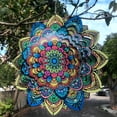 thumbnail image 3 of 1 Uds. 30*38cm 3D colorido viento girando mandala plegable giratorio campanas de viento, 3 of 5
