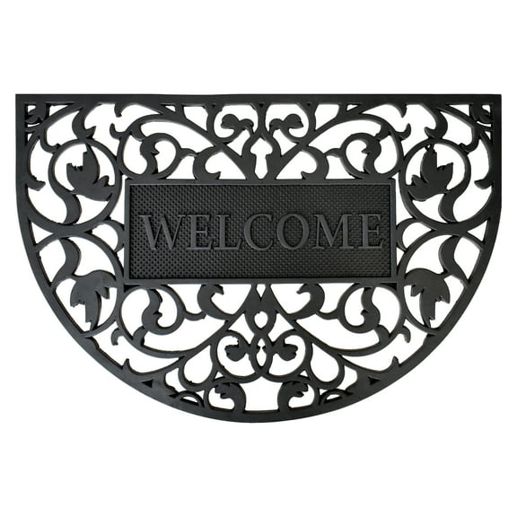 Calloway Mills Welcome Arch Rubber Doormat, 24" x 36"