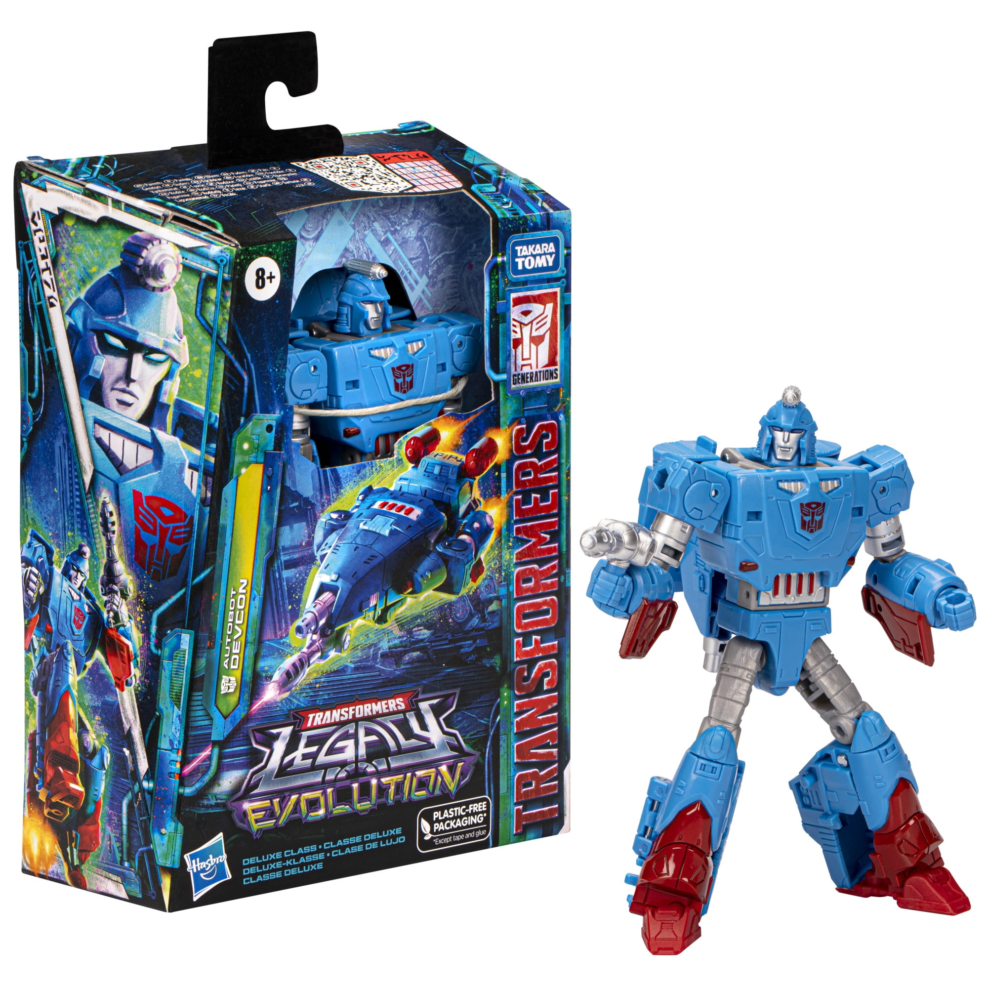 Transformers Legacy Evolution Deluxe Autobot Devcon Converting Action Figure (5.5”)