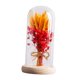 thumbnail image 4 of Regalos de flores para ella Lámpara de mesa LED Adorno de flores preservadas Flor artificial rojo, 4 of 9