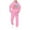 Pink, variant on Boys Sweatsuit Cartoon Six Seven Print Hoodies Jogger Pants Casual Warm Hop Pullover Playful Girls 2 Piece Outfits 3-4 Y