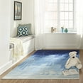 thumbnail image 2 of Momeni Rugs LMOTWLMT11BLU2030 Lil' Mo Hipster Collection, Kids Themed Hand Carved & Tufted Area Rug, 2' x 3', Blue, 2 of 5