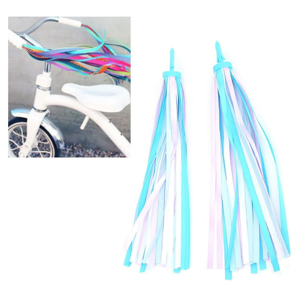 Tebru Scooter Bike Accessories,Bike Tassel Ribbons,1 Pair Bike Tassel