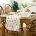 thumbnail image 5 of Easter Table Runner, Happy Easter Decorations Colorful Bunny Easter Runner for Table Seasonal Spring Holiday Decor for Indoor Outdoor Dining Table Decorations (13'''' x 72''''), 5 of 6