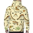 thumbnail image 5 of Bingfone Cartoon Dinosaurs Men'S Drawstring Hoodie Long Sleeve Pocket Sweatshirts-Xx-Large, 5 of 9