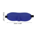 thumbnail image 4 of Unique Bargains 1 Pc Square 3D Sleep Mask Soft 3D Eye Shade Cover for Rest for Travel Blue, 4 of 6