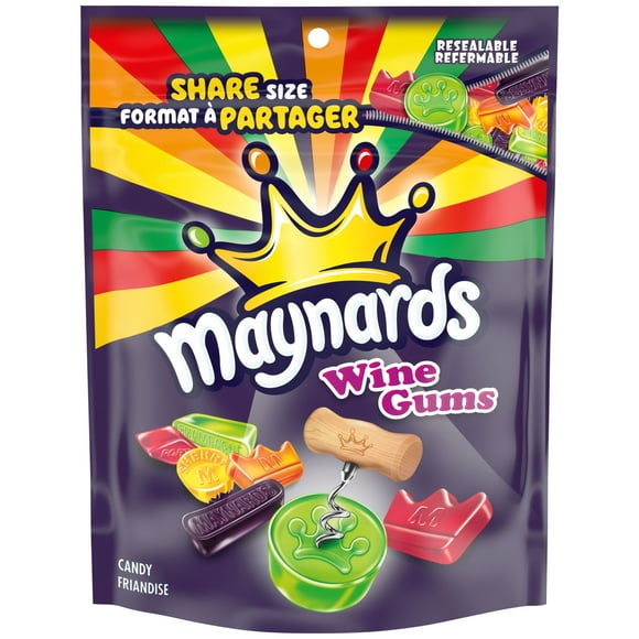 Maynards, Wine Gums Candy, Gummy Candy, Sharing Size, 315 g