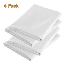4 Pack Pillow Case Cover Set Queen Pillowcase Breathable Ultra Soft Microfiber