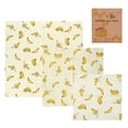 thumbnail image 1 of Household Recyclable Reusable Beeswax Food Wrap Eco Friendly Sustainable Food Storage CoverBanana Type, 1 of 8