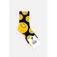thumbnail image 5 of Women's Crew Smile Stamp Socks - 4 Pair Set, 5 of 5