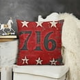 thumbnail image 3 of YINGXI Decorations Star and Stripe Faith Family Freedom Throw Pillowcases Decor 22x22in, 3 of 6