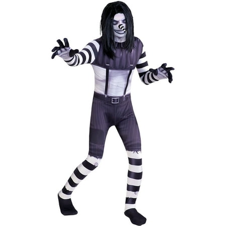 AFG Media Ltd Laughing Jack Halloween Costume for Boys, Includes Wig