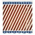 thumbnail image 3 of Ambesonne 4th of July Shower Curtain, Old Glory Stripes, 69"Wx70"L, Beige Navy Blue Ruby, 3 of 5