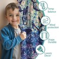 thumbnail image 3 of Blackout Kids Curtains,Blue Purple Butterfly Pattern Childrens Insulated Curtains Set Of 2,Bedroom Essentials,Toddler Room Decor 52"x63", 3 of 5