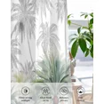 thumbnail image 5 of Summer Watercolor Tropical Plant Palm Tree Tulle Drapes Living Room Sheer Window Curtains Kitchen Balcony Modern Voile Curtains, 5 of 7
