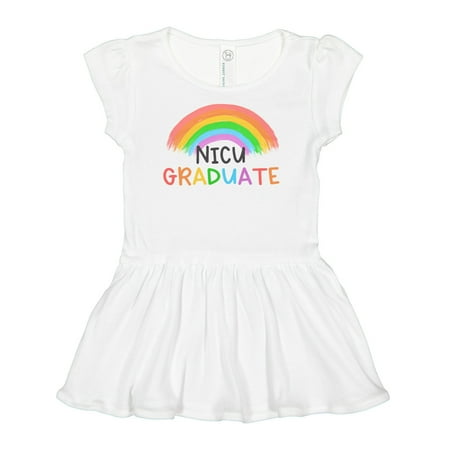 

Inktastic NICU Graduate with Painted Rainbow Gift Baby Girl Dress