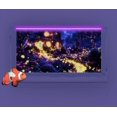 thumbnail image 5 of Blacklight Fantasy Forest Black Light Aquarium Background, UV Fish Tank Background Mysterious Landscape Terrarium Background with 10 EVA Double-Sided Tape, 24X12IN, 5 of 5