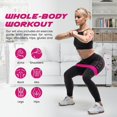 thumbnail image 3 of YWC-Resistance Bands – 5-Pcs Resistance Bands for Working Out with Carry Bag – Elastic Bands for Exercise – Natural Rubber Workout Bands with Exercise Guide – Fitness Bands for Pilates, Gym, 3 of 4